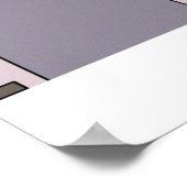 Verloren schip in Space Hallway Poster (Hoek)