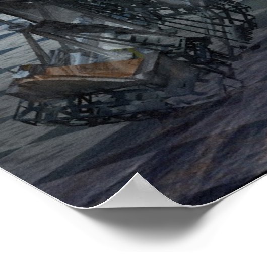 Verloren schoonheid van onharmonie poster (Hoek)