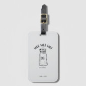 Verloren shaker van zout - vind het bagagelabel (Voorkant (verticaal))