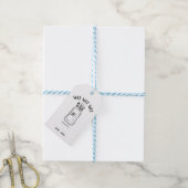Verloren shaker van zout - vind het cadeaulabel (Met Touw)