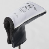 Verloren shaker van zout - vind het golfheadcover (3/4 voorkant)