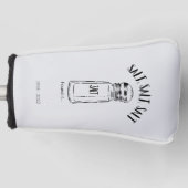 Verloren shaker van zout - vind het golfheadcover (Voorkant)