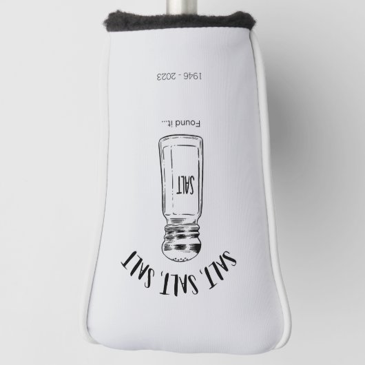 Verloren shaker van zout - vind het golfheadcover (Draai 90)