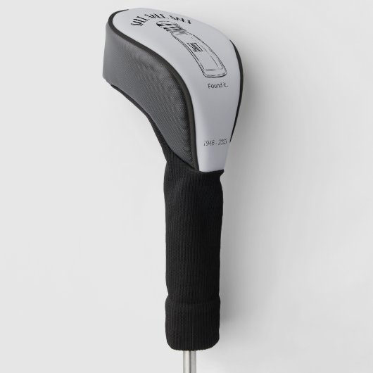 Verloren shaker van zout - vind het golfheadcover (Schuin)
