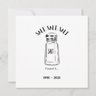 Verloren shaker van zout - vind het kaart