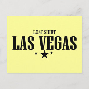 Verloren Shirt Las Vegas Briefkaart