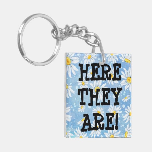 Verloren sleutels? Hier zijn ze! Funny Sleutelhanger (Voorkant Links)