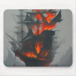 Verloren spookpiratenschip muismat