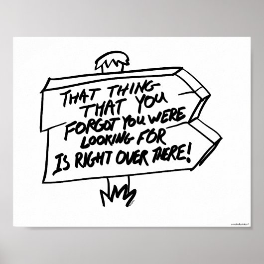 Verloren spullen zoeken poster (Voorkant)