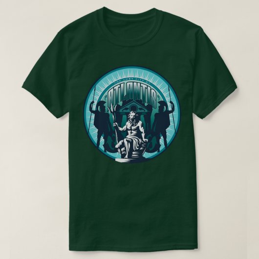 Verloren stad Atlantis T-shirt (Design voorkant)