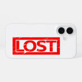 Verloren stempel iPhone 16 hoesje (Achterkant horizontaal)