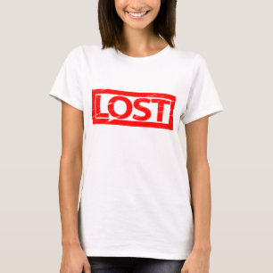 Verloren stempel t-shirt
