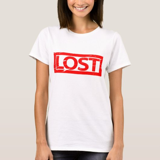 Verloren stempel t-shirt (Voorkant)