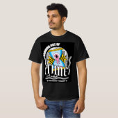 Verloren tijd - Bold Eye Hourglass Graphic D T-shirt (Voorkant volledig)