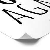 Verloren tijd wordt nooit meer teruggevonden Benja Poster (Hoek)