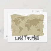 Verloren toerist! briefkaart (Voorkant / Achterkant)