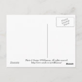 Verloren toerist! briefkaart (Achterkant)