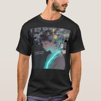 Verloren tussen overleven en passie – Mentale chao T-shirt