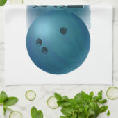 Verloren vaardigheden Win Luck Bowling Blue Theedoek (Gevouwen)