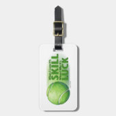 Verloren vaardigheden Win Luck Tennis Ball Bagagelabel (Voorkant verticaal)