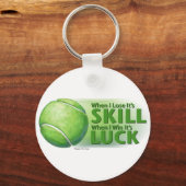Verloren vaardigheden Win Luck Tennis Ball Sleutelhanger (Voorkant)