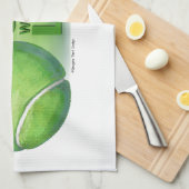 Verloren vaardigheden Win Luck Tennis Ball Theedoek (Quarter Fold)