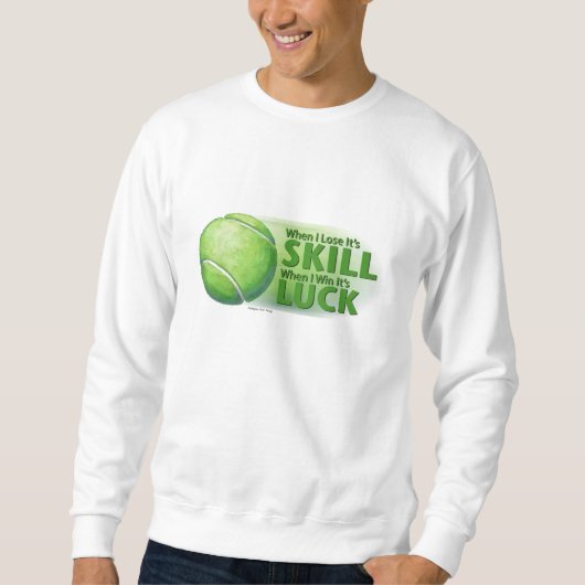 Verloren vaardigheden Win Luck Tennis Ball Trui (Voorkant)