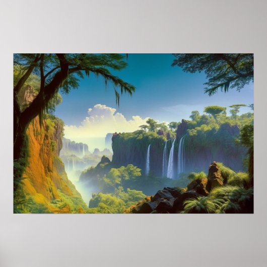 Verloren vallei in het oerwoud poster (Voorkant)