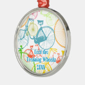 Verloren van de rolweerstand en het jaar metalen ornament (Links)