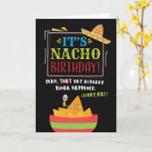 Verloren verjaardag, Broeder, het is NACHO Birthda Kaart (Gele Bloem)