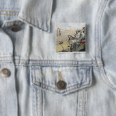Verloren! Vierkante Button 5,1 Cm (In situ)