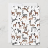 Verloren vroege 1 fotovakantie feestdagenkaart (Achterkant)