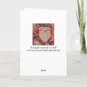 Verloren Wenskaart Kaart (Achterkant)