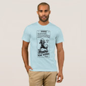 Verloren Wereld 1925 Arthur Conan Doyle roman T-shirt (Voorkant volledig)