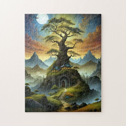 Verloren wereld legpuzzel (Verticaal)