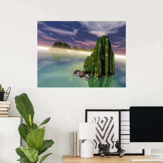 Verloren wereld poster (Thuiskantoor)