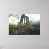 Verloren wereld van oude tijd Fantasy Landscape Canvas Afdruk (Voorkant)