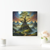 Verloren wereld vierkante klok (Huis)