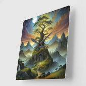 Verloren wereld vierkante klok (Hoek)