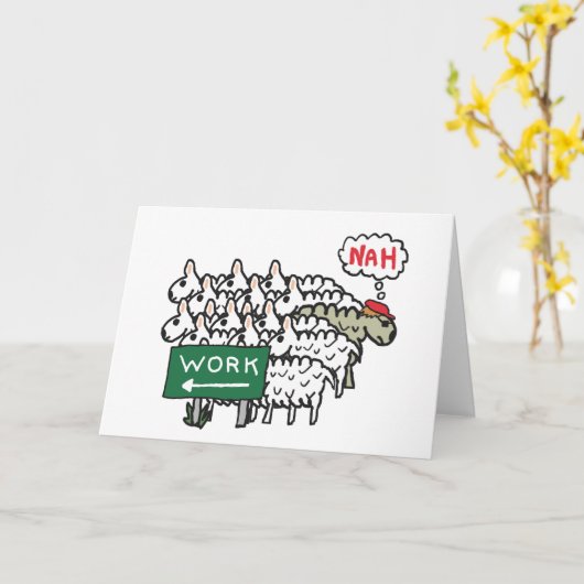 Verloren werk kaart (Gele Bloem)