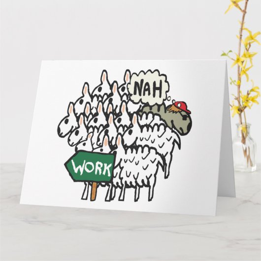 Verloren werk kaart (Gele Bloem)