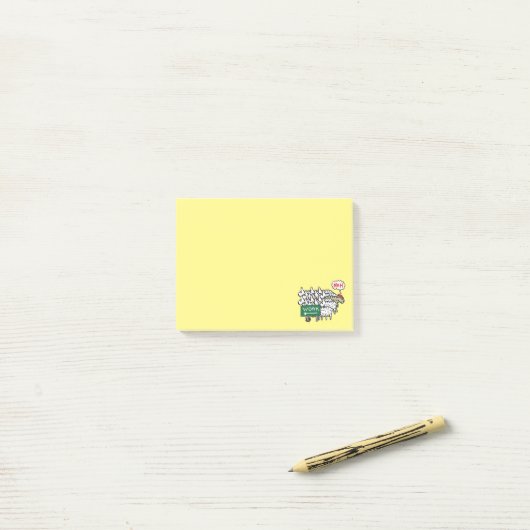 Verloren werk post-it® notes (Op bureau)