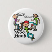 Verloren werk ronde button 5,7 cm (Voorkant)