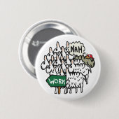 Verloren werk ronde button 5,7 cm (Voorkant /achterkant)