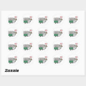 Verloren werk ronde sticker (Vel)