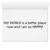 VERLOREN ZONDER JULLIE/WERELD IS BETER PLAATS MET  (Binenzijde Horizontaal (Onderkant))