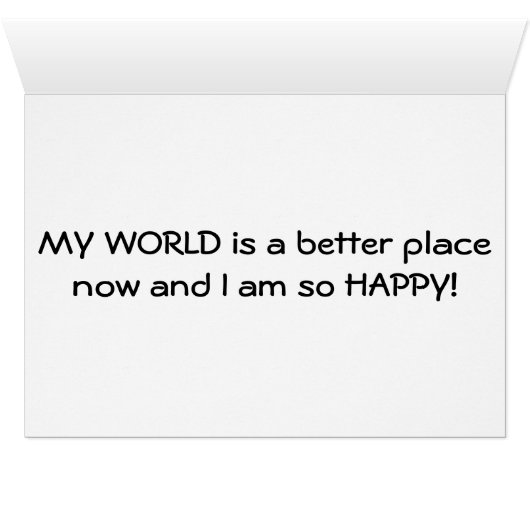 VERLOREN ZONDER JULLIE/WERELD IS BETER PLAATS MET  (Binenzijde Horizontaal (Onderkant))