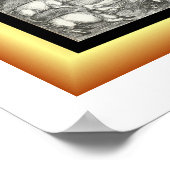 Verloren Zoon ~ Gravure 1497 door Albrecht Dürer ~ Poster (Hoek)