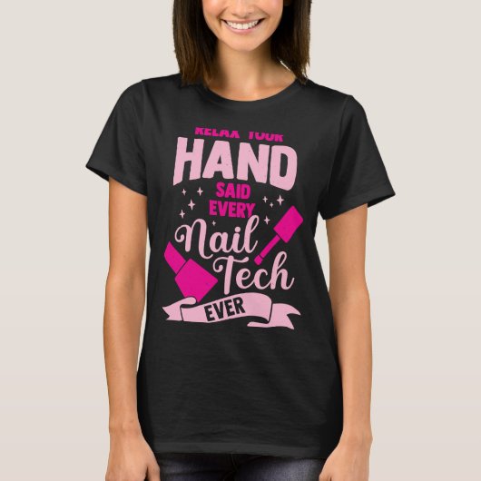 Verlos je hand en stuur elke Tech-technicus op T-shirt (Voorkant)