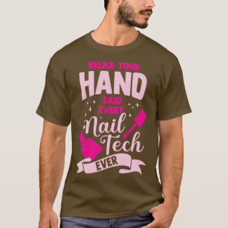 Verlos je hand en stuur elke Tech-technicus op T-shirt